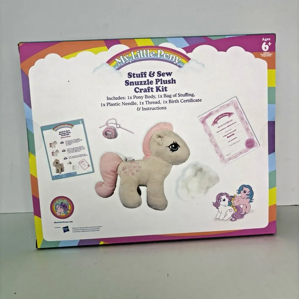 My Little Pony MLP Snuzzle Plush Craft Kit Brand New Sealed 2025 Hasbro NEW
